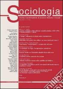 Sociologia. Rivista quadrimestrale di scienze storiche e sociali (2001). Vol. 3 libro di Istituto Luigi Sturzo (cur.)