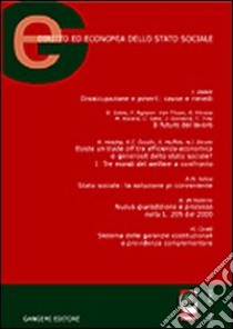 GE. Diritto ed economia dello Stato sociale (2002). Vol. 2 libro di Familiari Rocco; Inpdap (cur.)