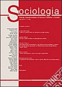 Sociologia. Rivista quadrimestrale di scienze storiche e sociali (2002). Vol. 3 libro di Calvano I. (cur.)