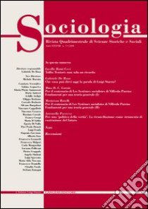 Sociologia. Rivista quadrimestrale di scienze storiche e sociali (2004). Vol. 1 libro di Calvano I. (cur.)