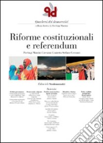 Quaderni dei democratici. Riforme costituzionali e referendum libro di Mantini Pierluigi