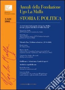 Annali della Fondazione Ugo La Malfa. Storia e politica. Vol. 23 libro di Scibilia C. (cur.)