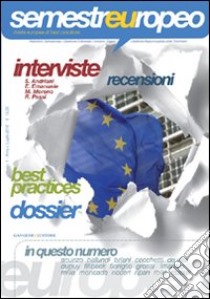 Semestre europeo (2010). Vol. 1 libro di Zagari C. (cur.)