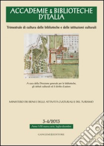 Accademie & biblioteche d'Italia (2013) vol. 3-4 libro