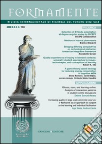 Formamente. Rivista internazionale sul futuro digitale (2014). Ediz. italiana e inglese vol. 3-4 libro di Briganti A. (cur.)