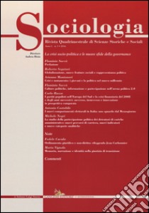 Sociologia. Rivista quadrimestrale di scienze storiche e sociali (2016). Vol. 3 libro