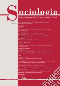 Sociologia. Rivista quadrimestrale di scienze storiche e sociali (2024). Vol. 1 libro di Bixio A. (cur.)