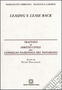 Leasing e lease back libro di Imbrenda Mariassunta; Carimini Francesca