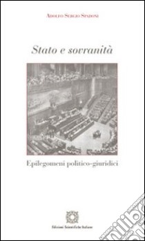 Stato e sovranità libro di Spadoni Adolfo S.