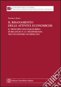 Il risanamento delle attività economiche libro di Jorio Federico