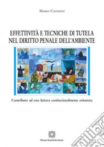 Effettività e tecniche di tutela nel diritto penale dell'ambiente libro di Caterini Mario