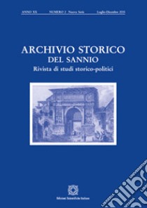 Archivio storico del Sannio. Rivista di studi storico-politici (2015). Vol. 2 libro