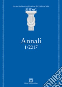 Annali della SISDiC (2017). Vol. 1 libro