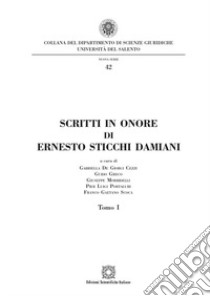 Scritti in onore di Ernesto Sticchi Damiani libro