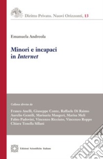 Minori e incapaci in Internet libro di Andreola Emanuela