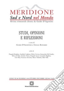 Meridione (2020). Vol. 4: Studi, opinioni, riflessioni. (Ottobre-Dicembre) libro di D'Agostino G. (cur.); Buffardi G. (cur.)