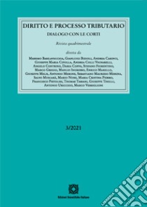 Diritto e processo tributario (2021). Vol. 3 libro