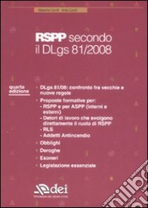 RSPP secondo il Dlgs 81/2008 libro di Caroli Massimo; Caroli Anita