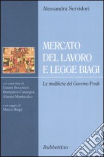 Mercato del lavoro e legge Biagi. Le modifiche del governo Prodi libro di Servidori Alessandra