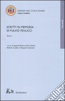 Scritti in memoria di Fulvio Fenucci libro