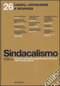 Sindacalismo (2014). Vol. 26 libro