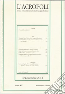 L'acropoli (2014). Vol. 6 libro