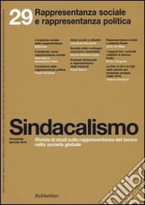 Sindacalismo (2015). Vol. 29 libro