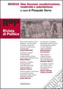 Rivista di politica (2016). Vol. 3 libro