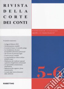 Rivista della Corte dei Conti. Vol. 5-6 libro