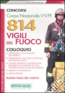 Corpo nazionale VV.FF. 814 vigili del fuoco. Colloquio libro di Nissolino P. (cur.)