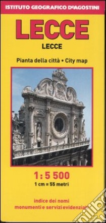 Pianta di Lecce 1:5.500 libro