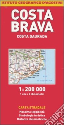 Costa Brava, Costa Daurada 1:200.000 libro