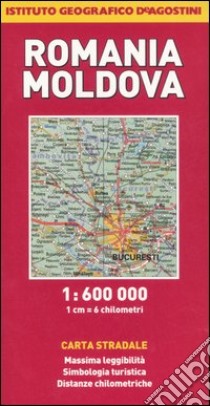 Romania, Moldava 1:600.000 libro