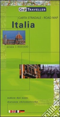 Italia carta stradale 1:800.000. Ediz. italiana, inglese, francese e tedesca libro