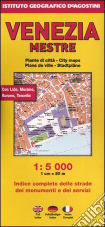 Venezia 5.000. Mestre 1:10.000 libro