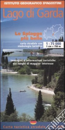 Lago di Garda 1:75 000. Con guida turistica. Ediz. italiana e tedesca libro