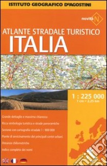 Atlante stradale turistico Italia 1:225.000 libro