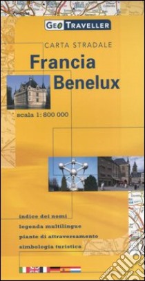 Francia, Benelux. Carta stradale 1:800.000 libro