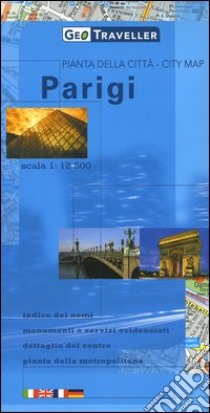 Parigi. Pianta della città-City map 1:12.500 libro