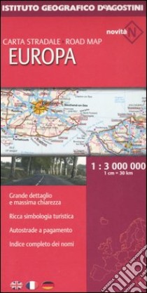 Europa 1:3 000 000. Ediz. multilingue libro