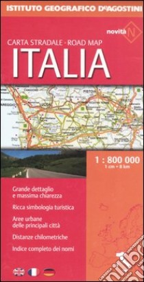 Italia 1:800 000. Ediz. multilingue libro