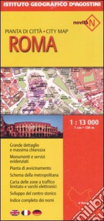 Roma 1:13 000. Ediz. multilingue libro