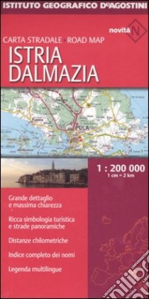 Istria e Dalmazia 1:200.000 libro