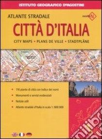 Atlante stradale città d'Italia 1:800.000 libro