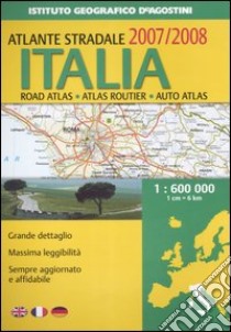 Atlante stradale Italia 1:600.000 2007-2008 libro