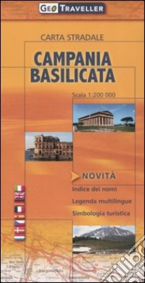 Campania e Basilicata. Carta stradale 1:200.000 libro