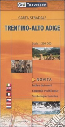 Trentino-Alto Adige. Carta stradale 1:200.000 libro