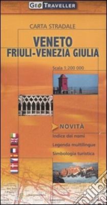 Veneto e Friuli-Venezia Giulia. Carta stradale 1:200.000 libro