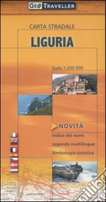 Liguria. Carta stradale 1:200.000 libro