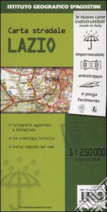 Lazio 1:250.000 libro